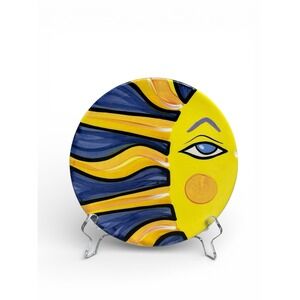 Rare Cirque Du Soleil Decorative Saltimbanco LE Plate Sun Italy LEFT PLATE *FLAW